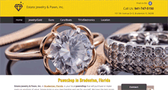 Desktop Screenshot of estatejewelrypawn.com